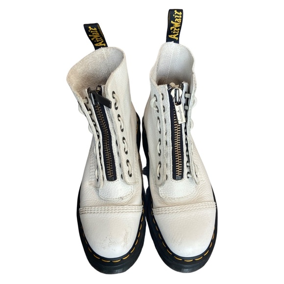 Dr. Martens Shoes - Sinclair Milled Nappa Leather Platform Boots